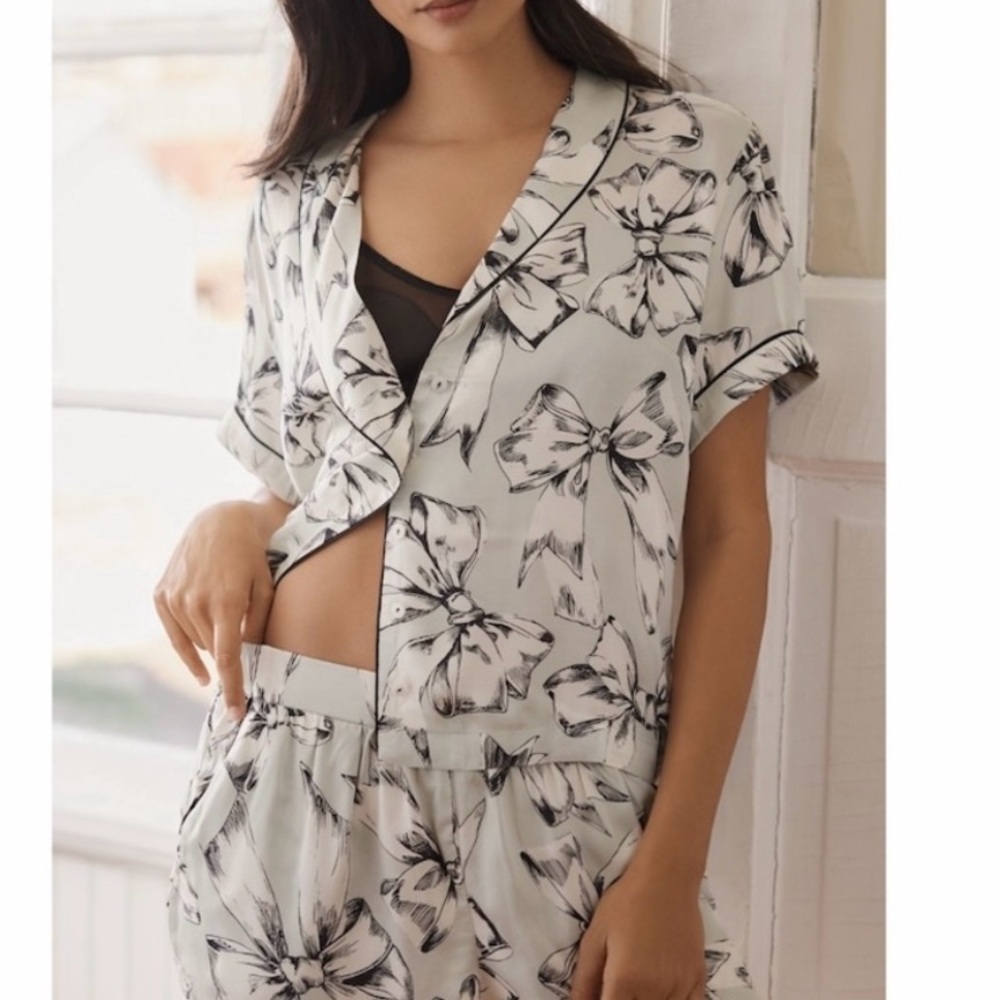 Anthropology pajama shorts. Top sold separately but can bundle!
